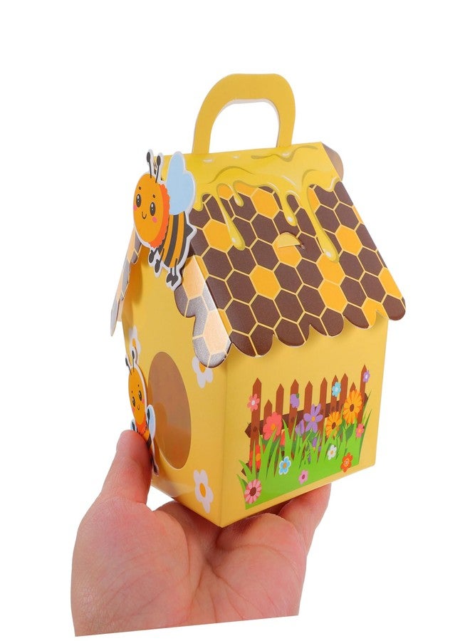 TOPPERFUN Cute Bee Themed Candy Boxes 10pcs Paper Packaging Boxes for Baby Shower Wedding Favor - Image 4